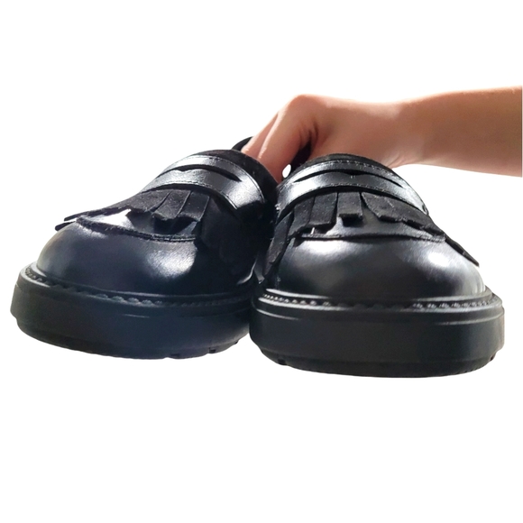 NEW Town Shoes Loafers Made in Italy Leather size 40 - Picture 5 of 10